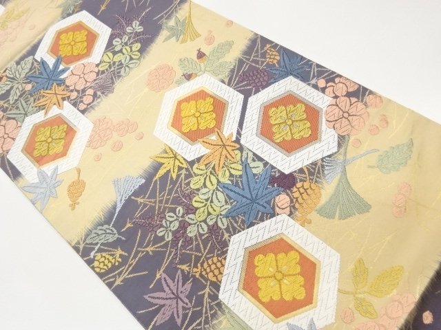 Japanese Kimono / Fukuro Obi Silk